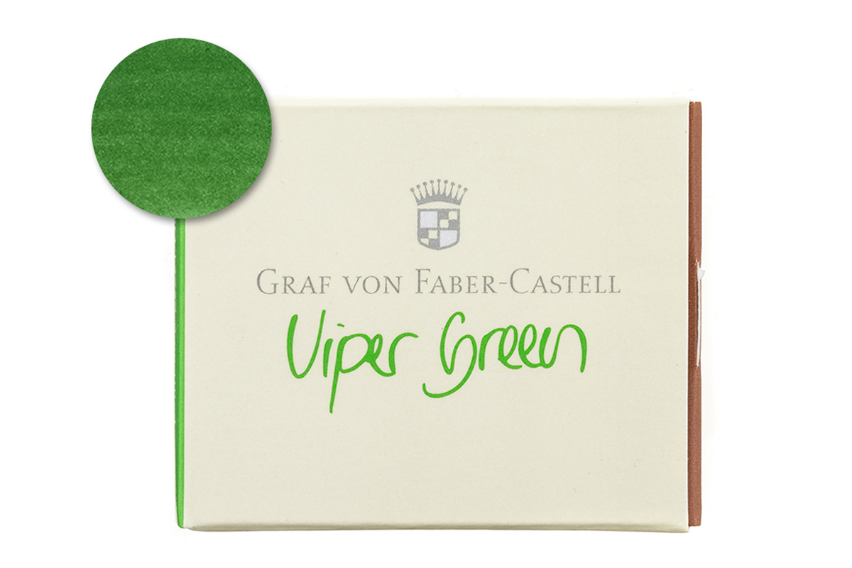 Graf von Faber-Castell Inktpatronen Viper Green 6x